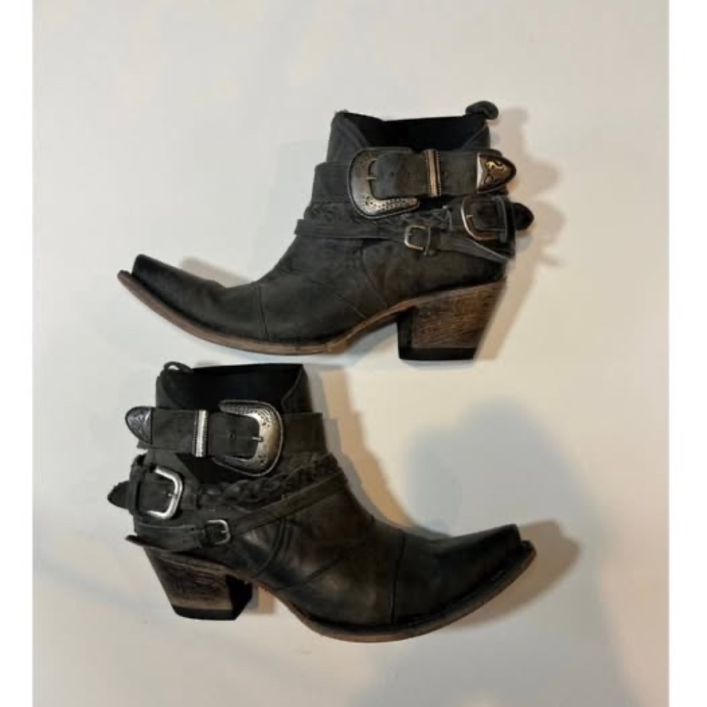 Junk Gypsy Western Ankle Booties by Lane Hwy 237